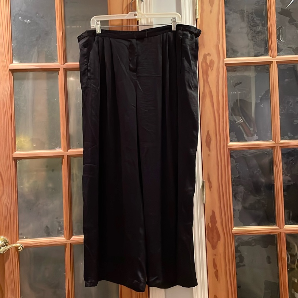 WOMENS JENNIFER HUDSON COLLECTION BLACK PANTS 20W